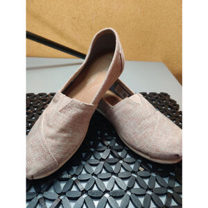 tom shoes women 6.5 Cream With Metallic